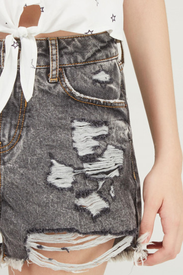 SHORT DENIM ROTOS