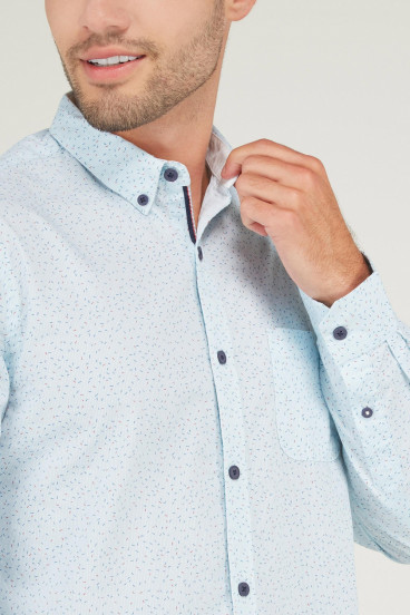 camisa-celeste-button-down