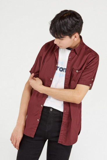 CAMISA SÚPER SLIM MANGA CORTA