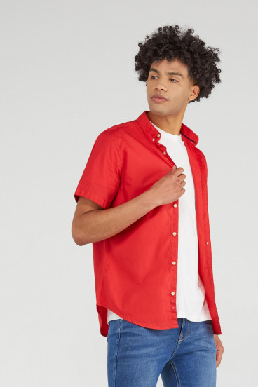 CAMISA UNICOLOR MANGA CORTA