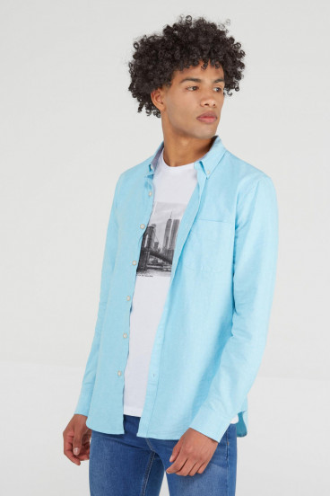 CAMISA UNICOLOR MANGA LARGA
