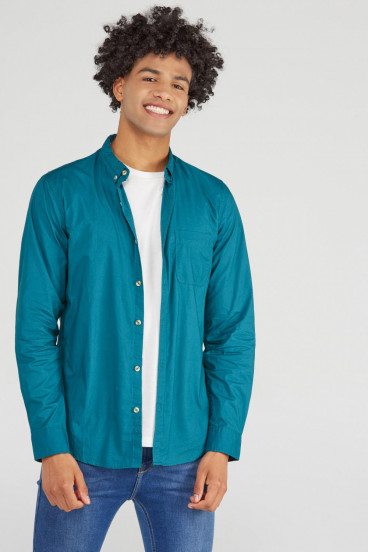 CAMISA UNICOLOR BUTTON DOWN