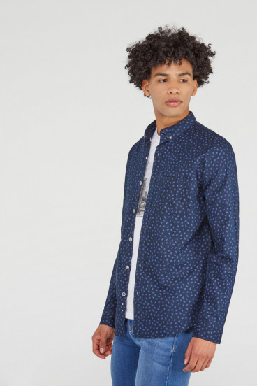 CAMISA MOTIVO MANGA LARGA