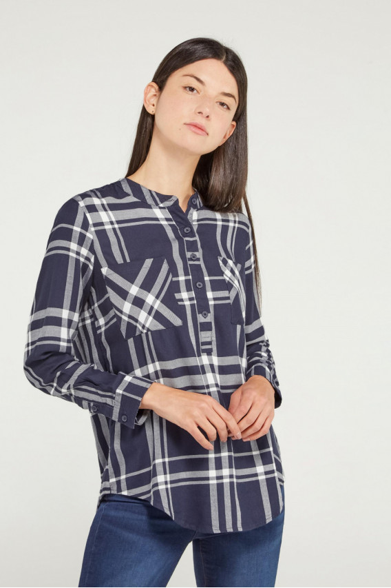BLUSA CUELLO MAO