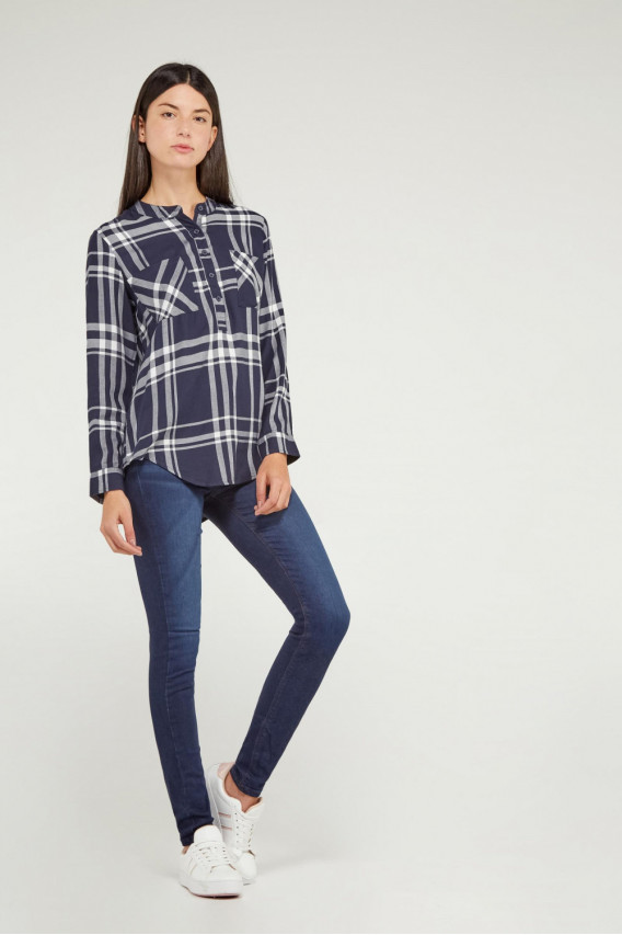 BLUSA CUELLO MAO