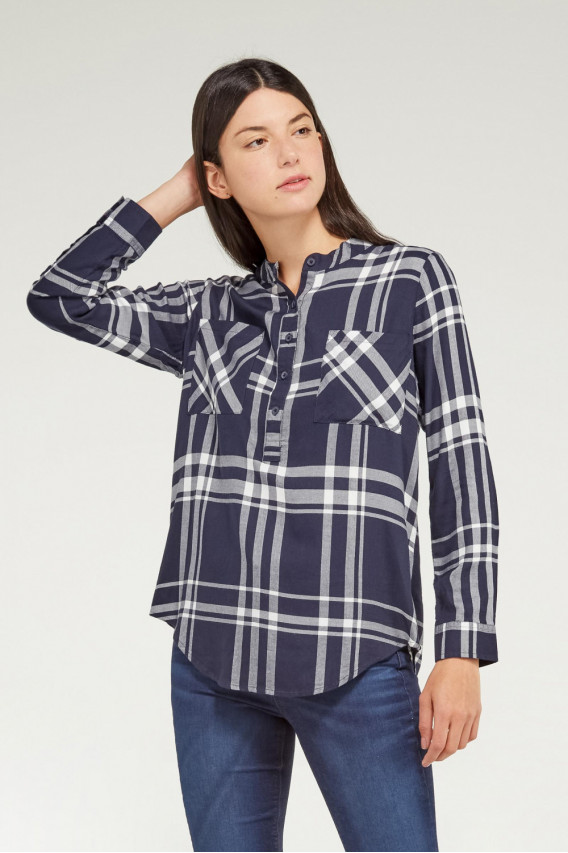 BLUSA CUELLO MAO