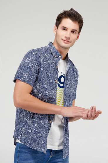 CAMISA BUTTON DOWN MOTIVO