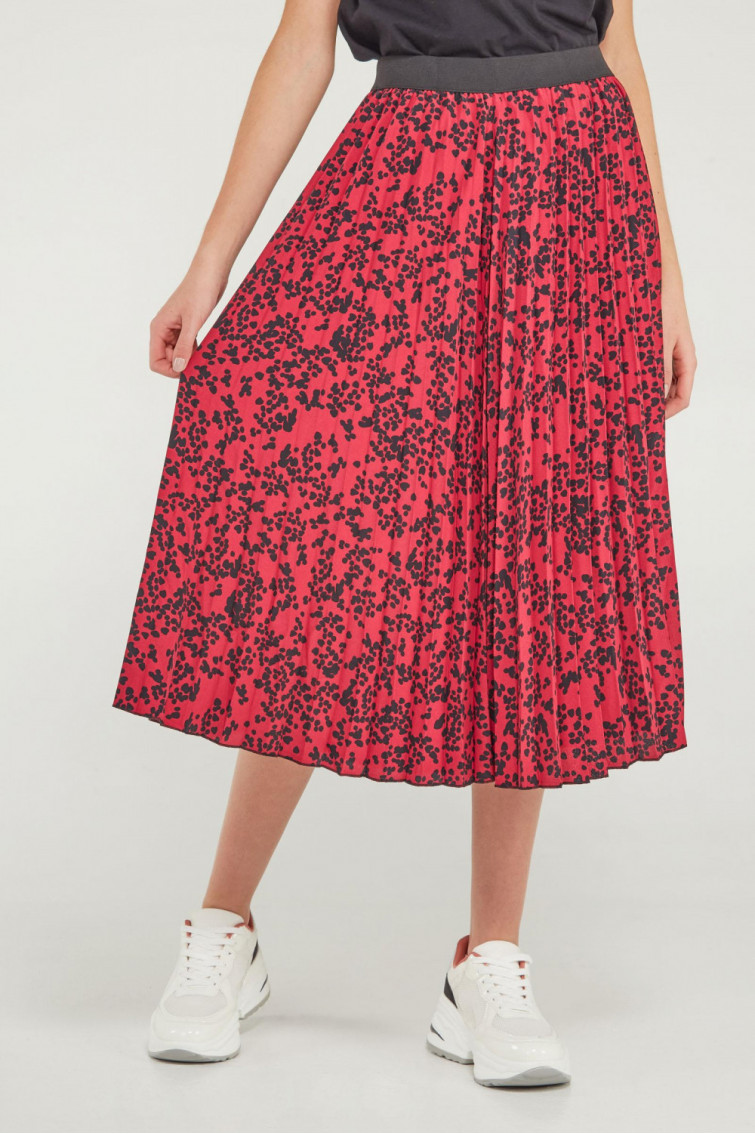 FALDA MOTIVO PLISADA