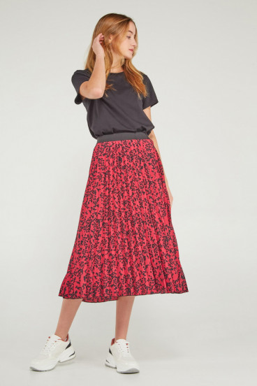 FALDA MOTIVO PLISADA