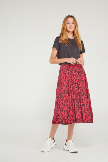 FALDA MOTIVO PLISADA