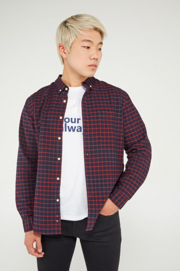 CAMISA BUTTON DOWN CUADROS