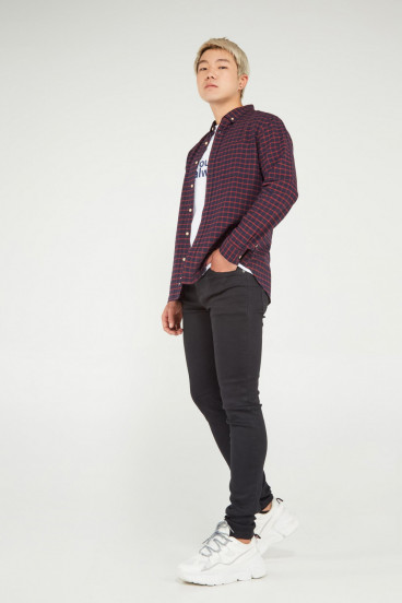CAMISA BUTTON DOWN CUADROS