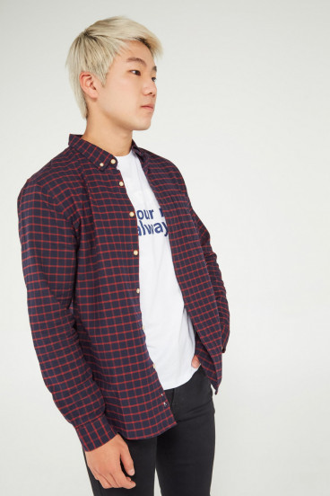 CAMISA BUTTON DOWN CUADROS