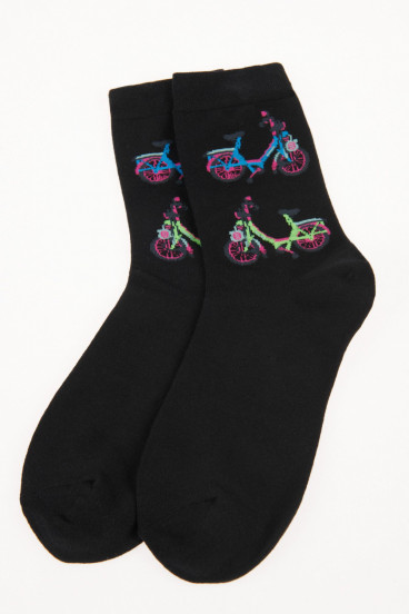 MEDIAS CON MOTIVO BICICLETA
