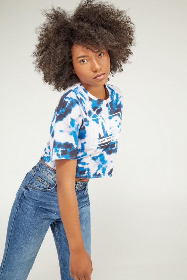 CAMISETA CORTA TIE DYE