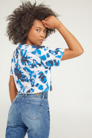 CAMISETA CORTA TIE DYE