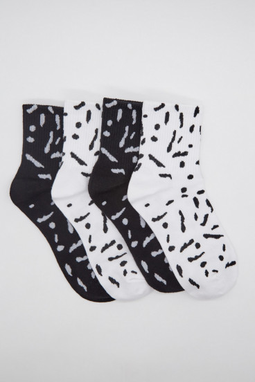 MEDIAS CON MOTIVO DE MANCHAS