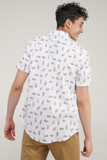 CAMISA BUTTON DOWN MANGA CORTA