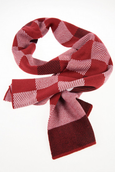 ESTOLA TEJIDA CUADROS