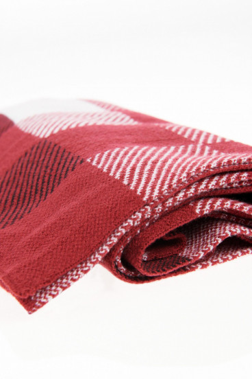 ESTOLA TEJIDA CUADROS