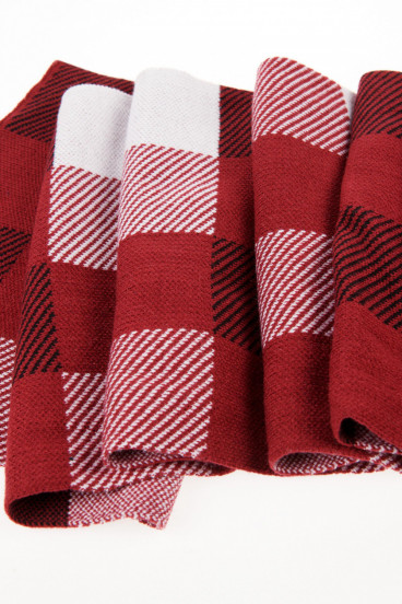 ESTOLA TEJIDA CUADROS