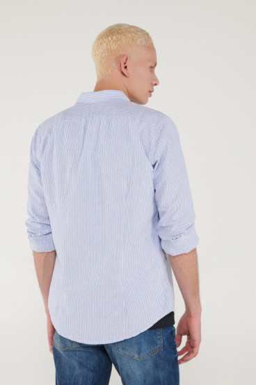 CAMISA BUTTON DOWN MANGA LARGA