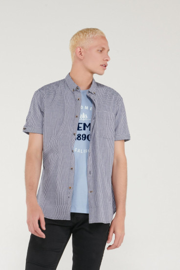 CAMISA BUTTON DOWN MANGA CORTA