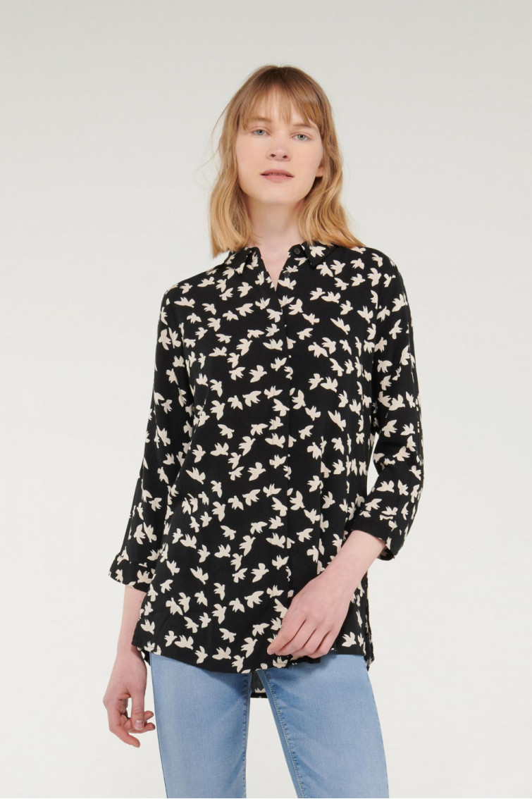 BLUSA MANGA LARGA