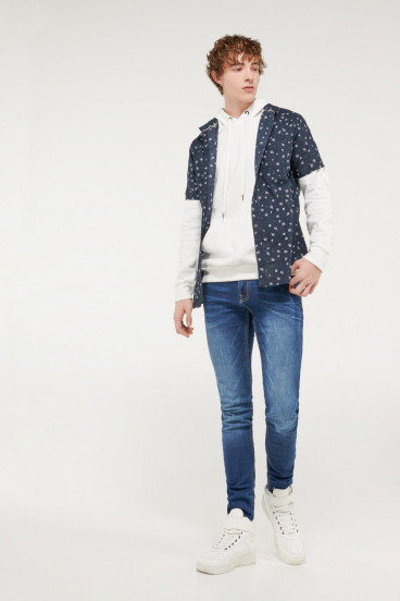 CAMISA BUTTON DOWN MANGA CORTA
