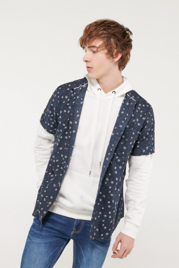 CAMISA BUTTON DOWN MANGA CORTA