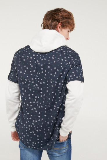 CAMISA BUTTON DOWN MANGA CORTA