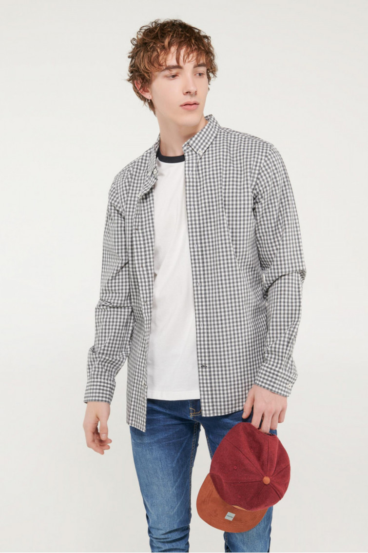 CAMISA MOTIVO MANGA LARGA