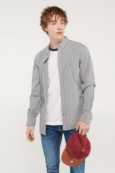 CAMISA MOTIVO MANGA LARGA