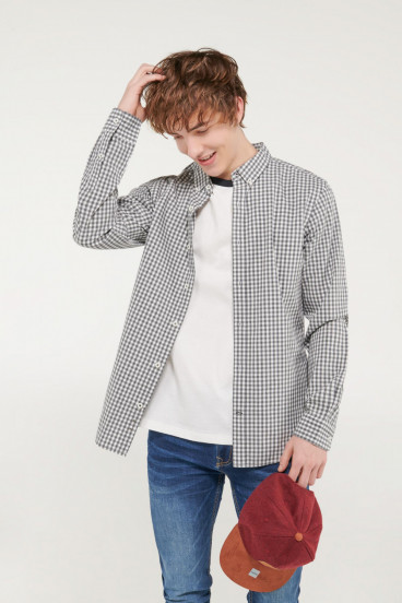 CAMISA MOTIVO MANGA LARGA