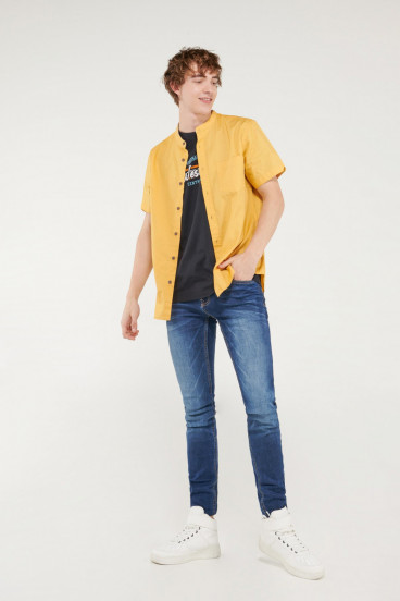 CAMISA SLIM MANGA CORTA