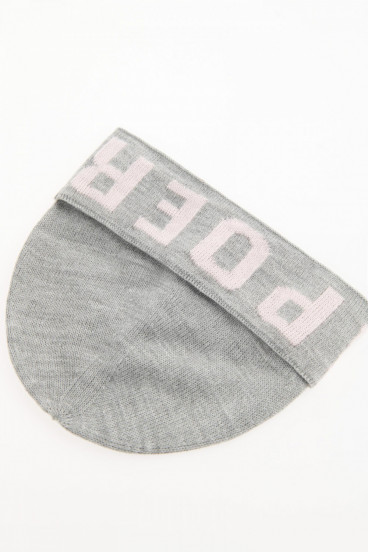 GORRO UNICOLOR CON MENSAJE