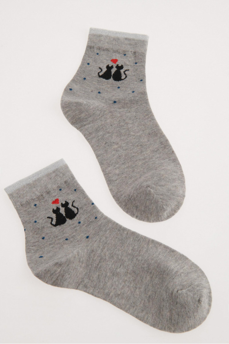 MEDIAS UNICOLOR GATOS