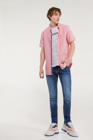 CAMISA UNICOLOR BUTTON DOWN