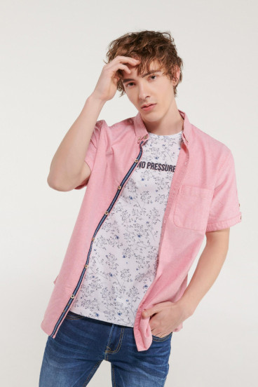 CAMISA UNICOLOR BUTTON DOWN