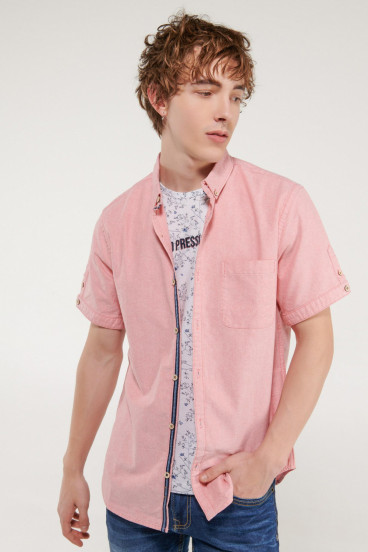 CAMISA UNICOLOR BUTTON DOWN