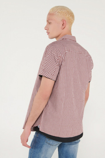 CAMISA CUADROS MANGA CORTA