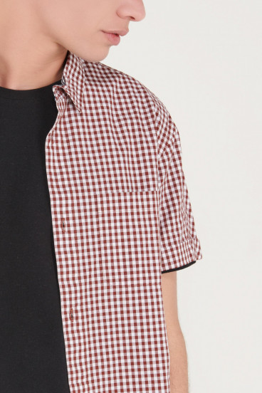 camisa-cuadros-manga-corta