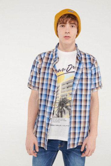 CAMISA CUADROS BUTTON DOWN