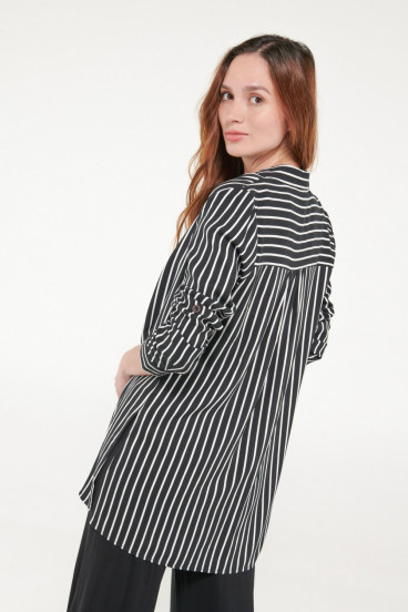 BLUSA RAYAS MANGA LARGA