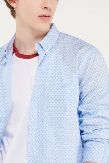 camisa-motivo-manga-larga