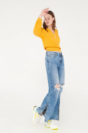 Blusa unicolor
