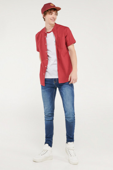 CAMISA SLIM MANGA CORTA