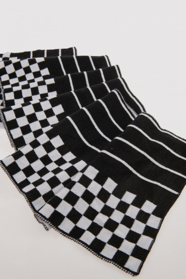 Bufanda combinacion de color