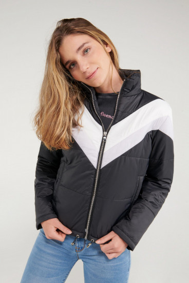 Chaqueta acolchada cuello alto