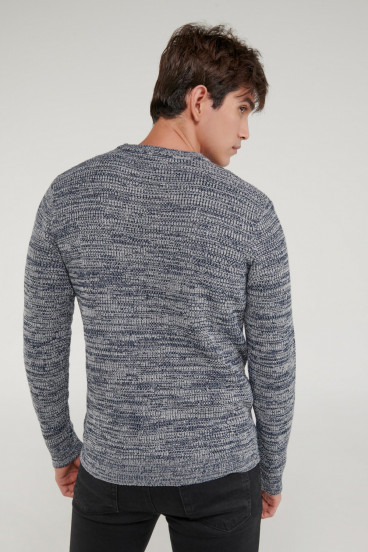 Suéter cuello redondo